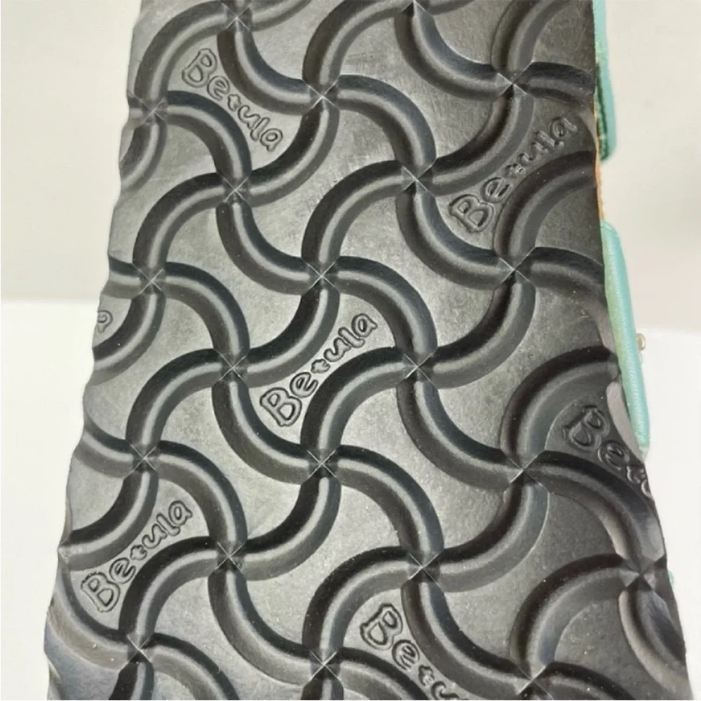 Birkenstock Betula Lambada Turquoise Teal Mermaid Crystal Studded Sandals EUC - Picture 13 of 14